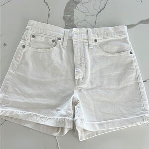 Madewell White Denim Women's Shorts size 27